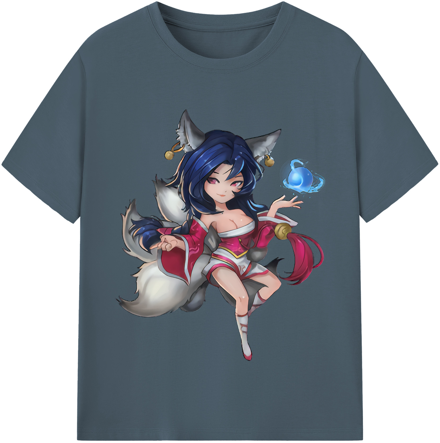 リーグ・オブ・レジェンド League of Legends LOL 綿100％半袖Tシャツ（フロントプリント）